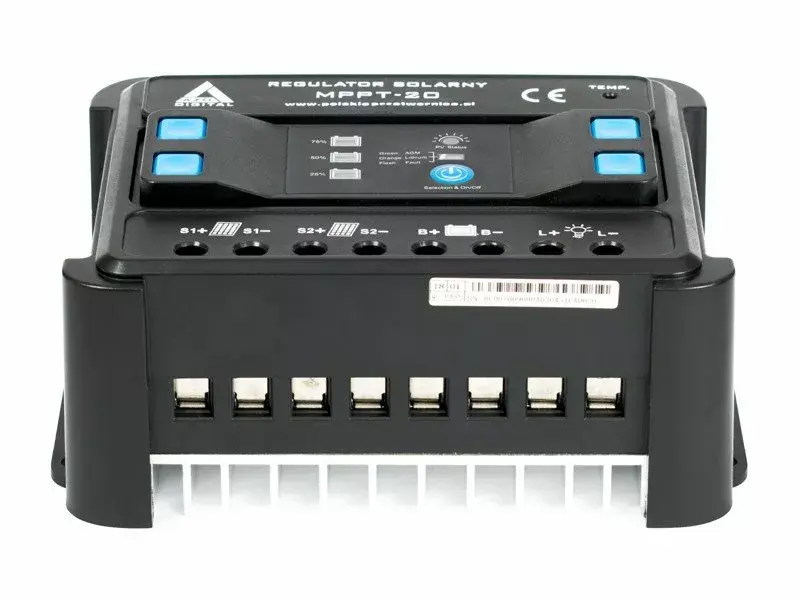 AZO Digital MPPT контроллер заряда 12/24 В 20 А Photo 2