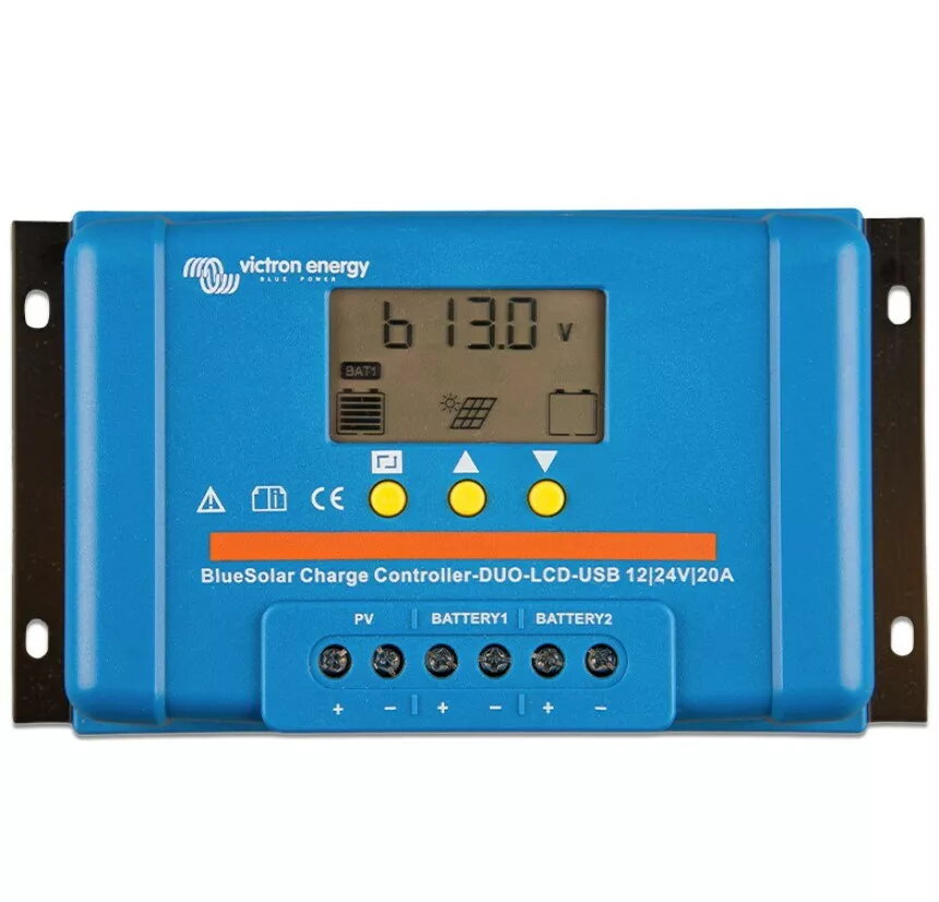 Victron Energy BlueSolar PWM-LCD&USB Lādēšanas regulators
