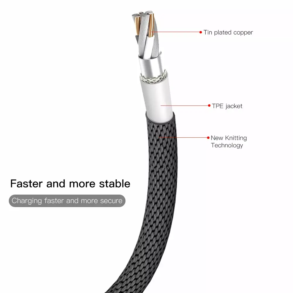 Lightning cable Baseus CALYW-A01 1.8 m Photo 4