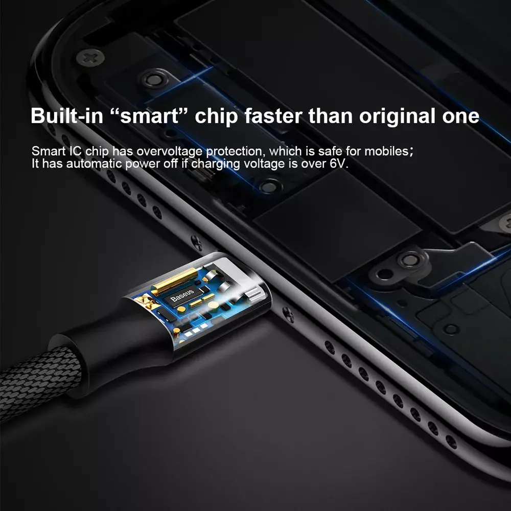 Lightning cable Baseus CALYW-A01 1.8 m Photo 9