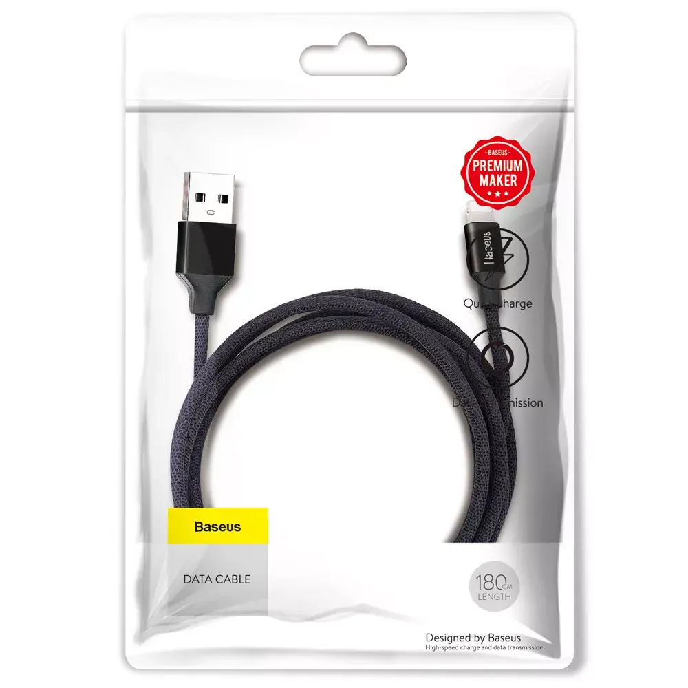 Lightning cable Baseus CALYW-A01 1.8 m Photo 11