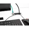 DeLOCK Кабельный ввод с щеткой и 2 x RJ45 Keystone модуль Photo 4