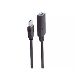 USB Cable ShiverPeaks BS13-39485 30m USB A Black 5 Mbit/s
