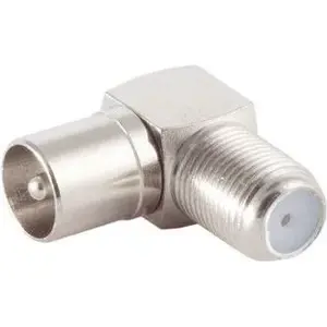 IEC Angle Adapter ShiverPeaks BS85209 — IEC C13 Socket to Right-Angle IEC C14 Plug