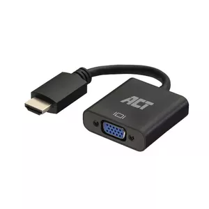 Адаптер HDMI на VGA ACT AC7535 0.15м с аудио