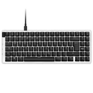 NZXT Function MiniTKL tastatūra Birojs USB QWERTZ Vācu Melns, Balts