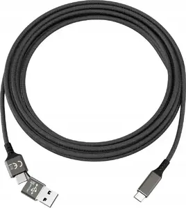 Кабель USB-C Smrter SMRTER_SPEEDY_C_BK, 100 см, чёрный, USB‑C — USB‑C