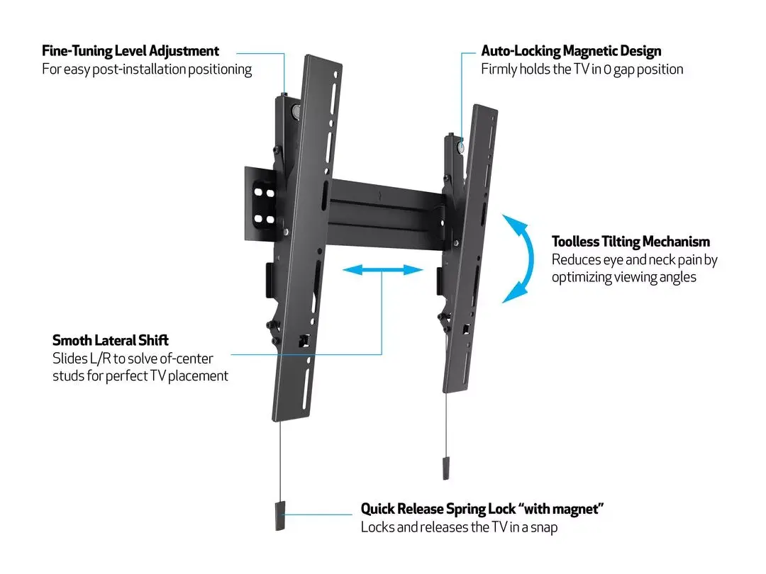 Multibrackets M VESA Sienas stiprinājums Super Slim Tilt 400 MAX Photo 11