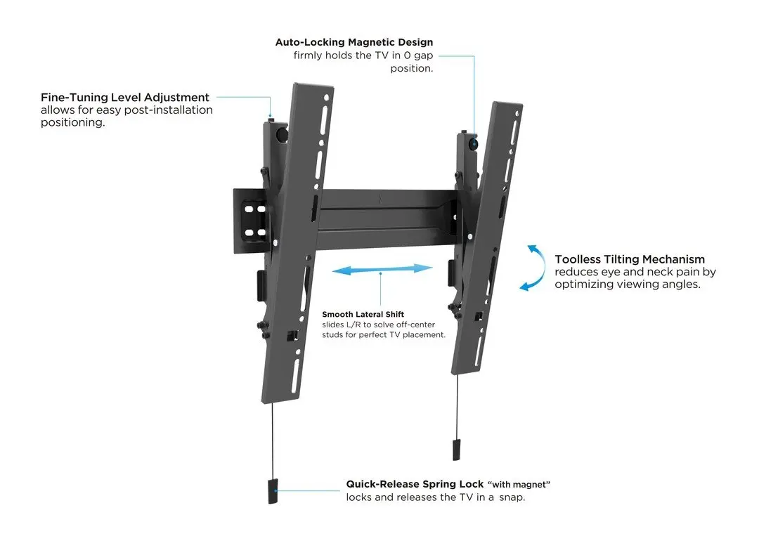 Multibrackets M VESA Sienas stiprinājums Super Slim Tilt 400 MAX Photo 28