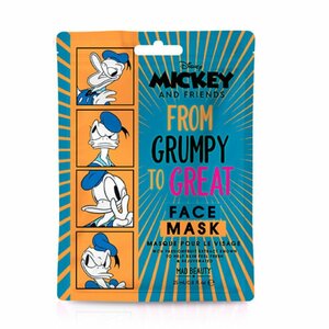 Mad Beauty Mickey Pēc Vasaras saules & baseina Bērnu Mitrinoša Joku Sejas Maska (1gab. Donald Marakuja x25ml) 