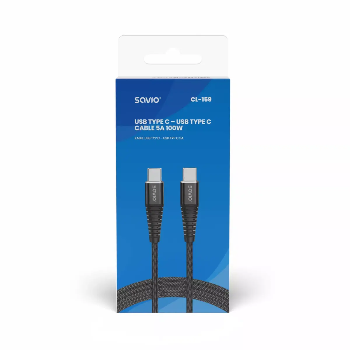 Кабель USB C — USB C SAVIO CL-159 1 м Photo 4