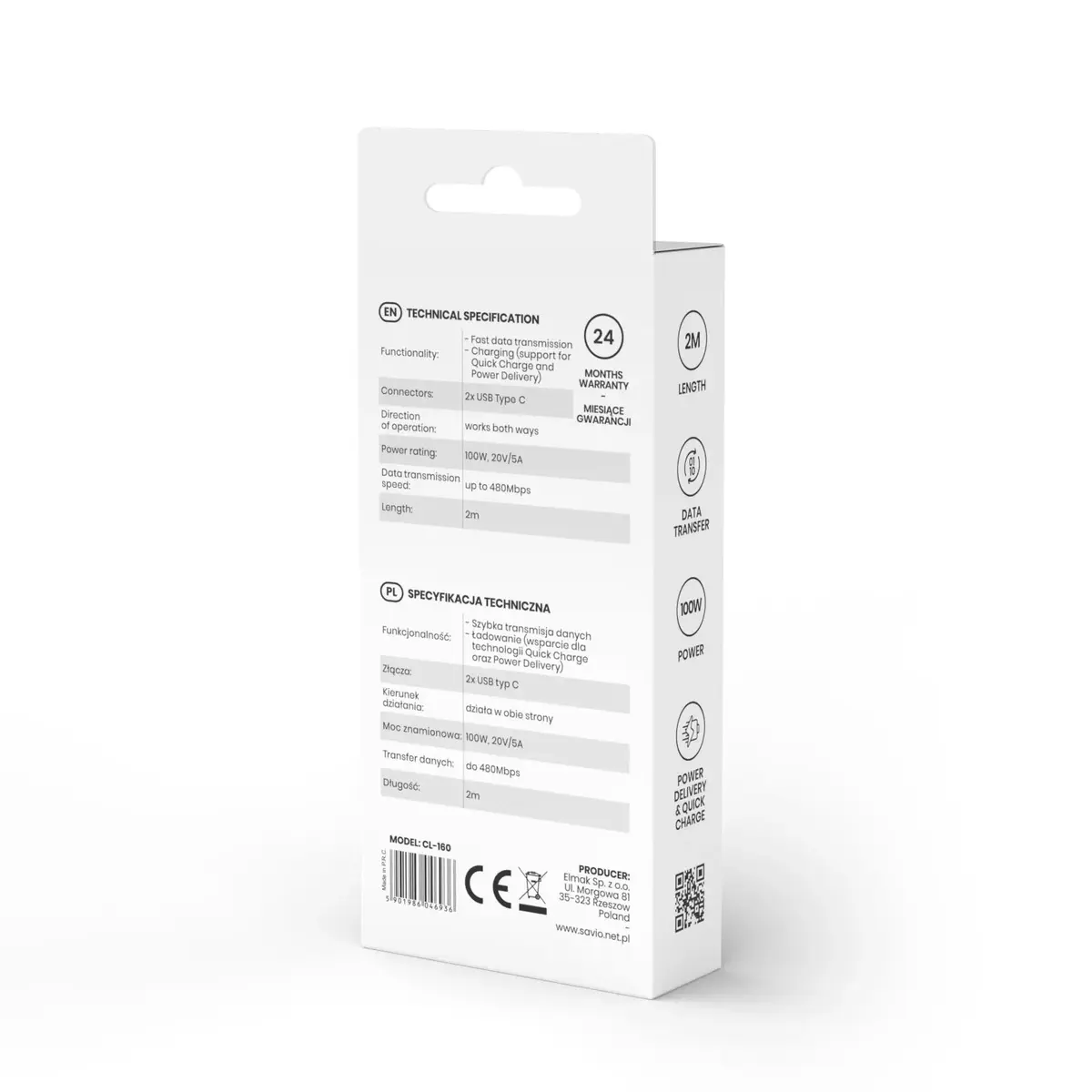 USB кабель Savio CL-160 Photo 4