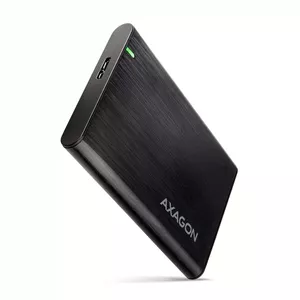 Axagon EE25-A6M cieto disku uzglabāšanas sistēma HDD/SSD korpuss Melns 2.5"