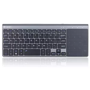 Wireless RF Full-size Keyboard TRACER TRAKLA46934, QWERTY English, 2.4 GHz Nano Receiver, Membrane, Black/Grey