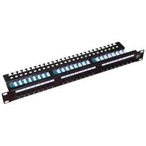 Patch panel Alantec PK013 1U Gigabit Ethernet RJ-45 Cat5e Black