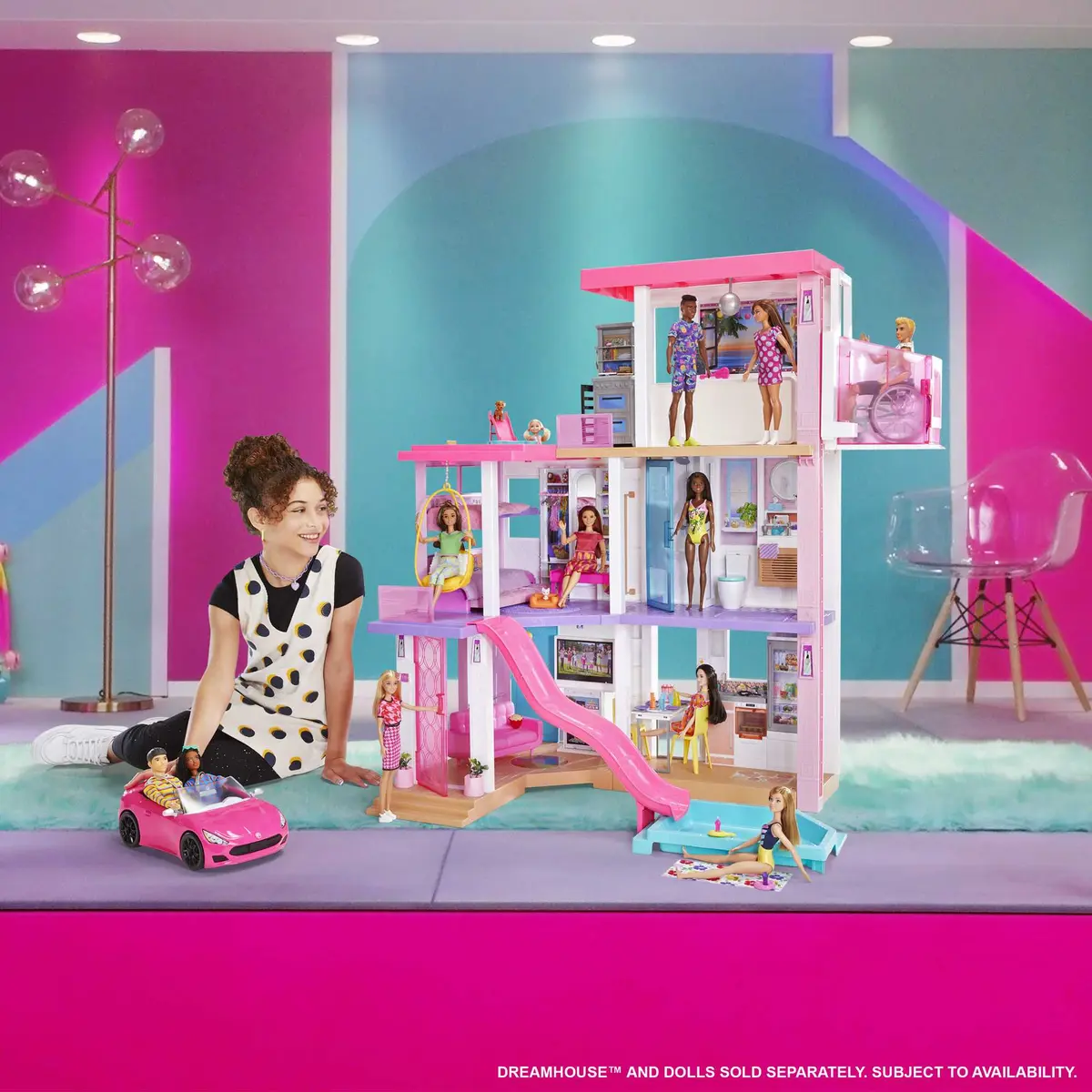 Розовый кабриолет-игрушка Barbie HBT92 Photo 2