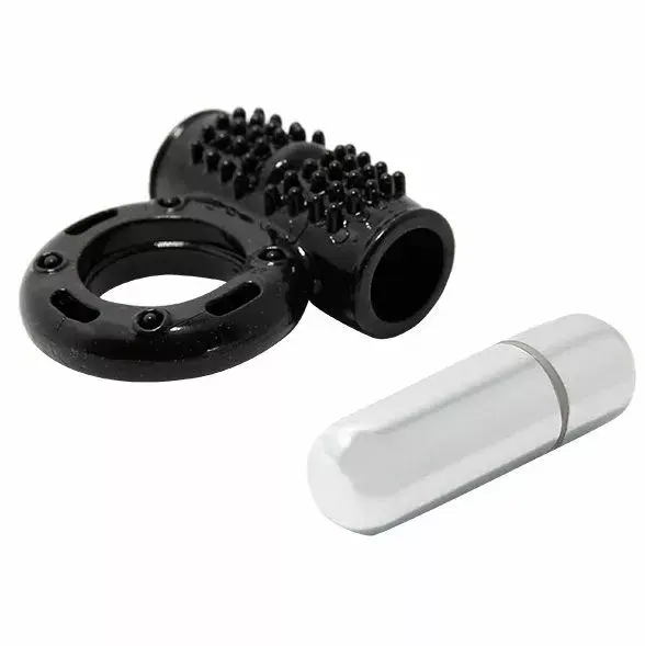 Насадка на пенис BAILE POWER RING VIBRATOR RING 10V Photo 2