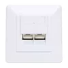 Intellinet 2-Port Cat6 10G Shielded RJ45 Wall Plate Photo 3