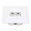 Intellinet 2-Port Cat6 10G Shielded RJ45 Wall Plate Photo 4