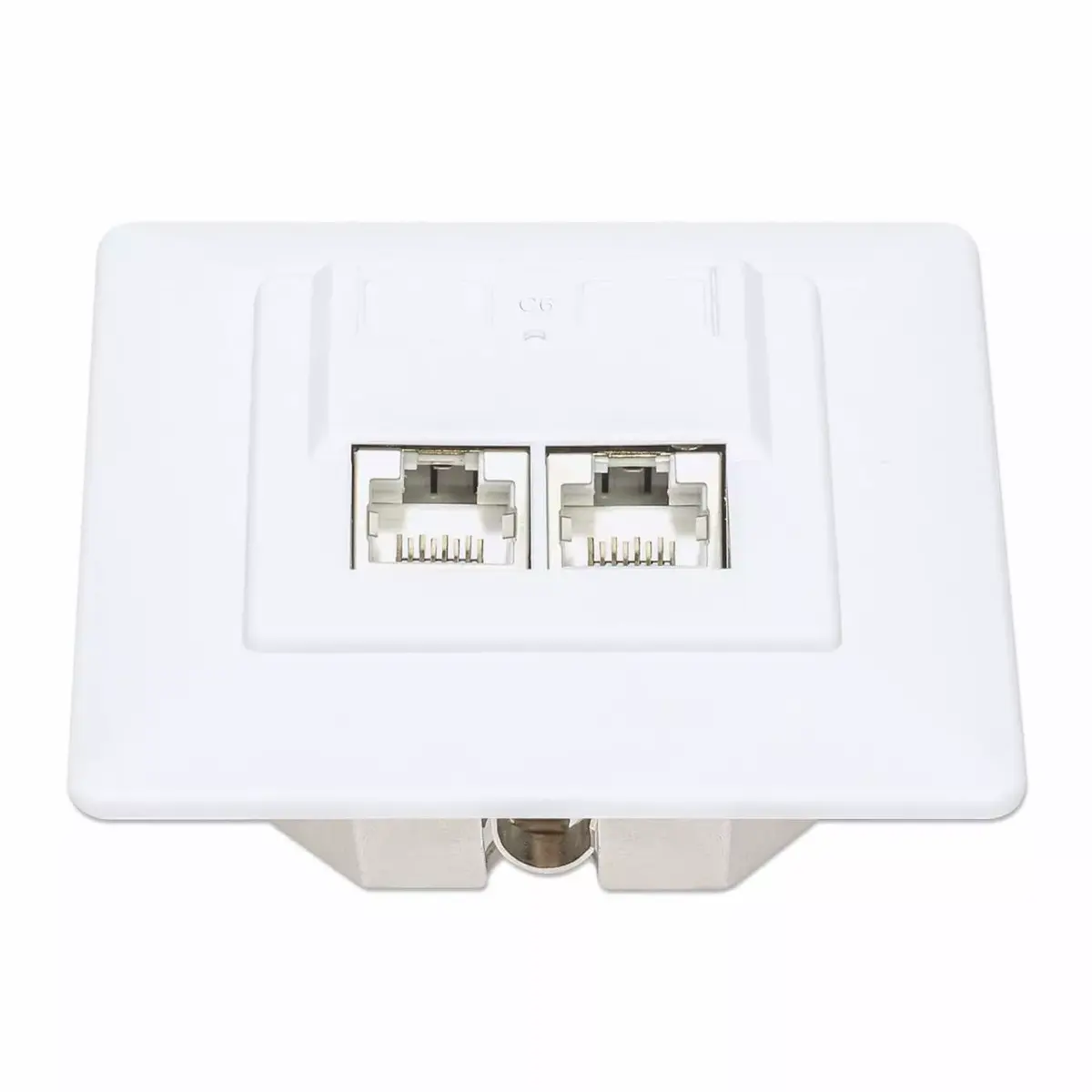 Intellinet 2-Port Cat6a 10G Wall Plate Photo 4