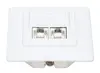 Intellinet 2-Port Cat6a 10G RJ45 Wall Plate 771917 Photo 4