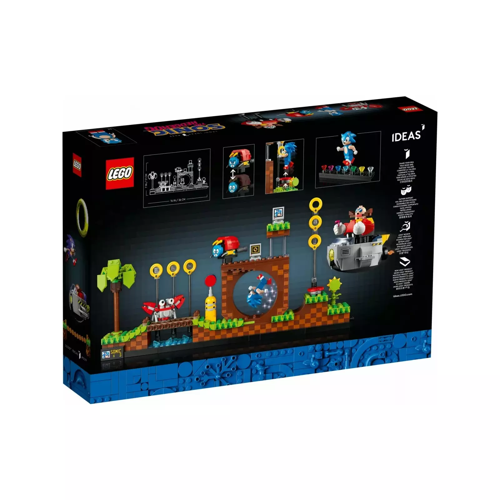 Lego Ideas Sonic the Hedgehog Green Hill Zone 21331 • Price »