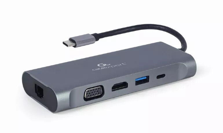 Klēpjdatora doks GEMBIRD A-CM-COMBO7-01 USB 3
