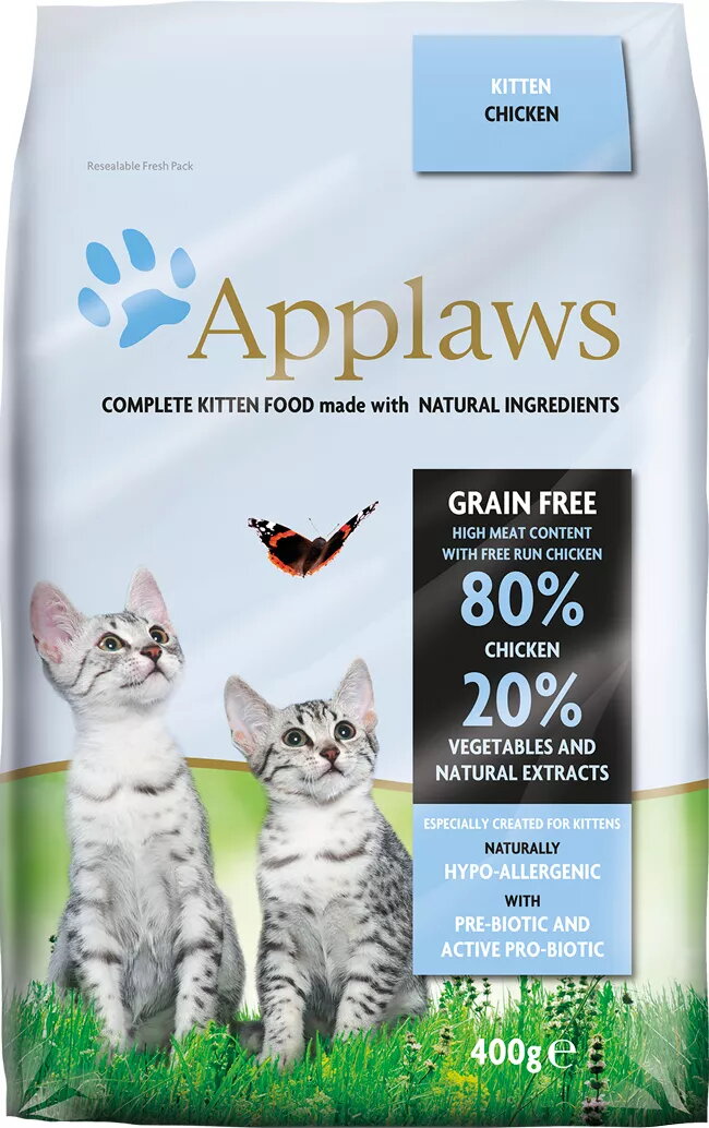 Sausais kaķēnu barība Applaws Kitten Chicken