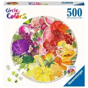 Пазл Ravensburger Fruits and Vegetables Contour 500 элементов, 520×520 мм, 12+