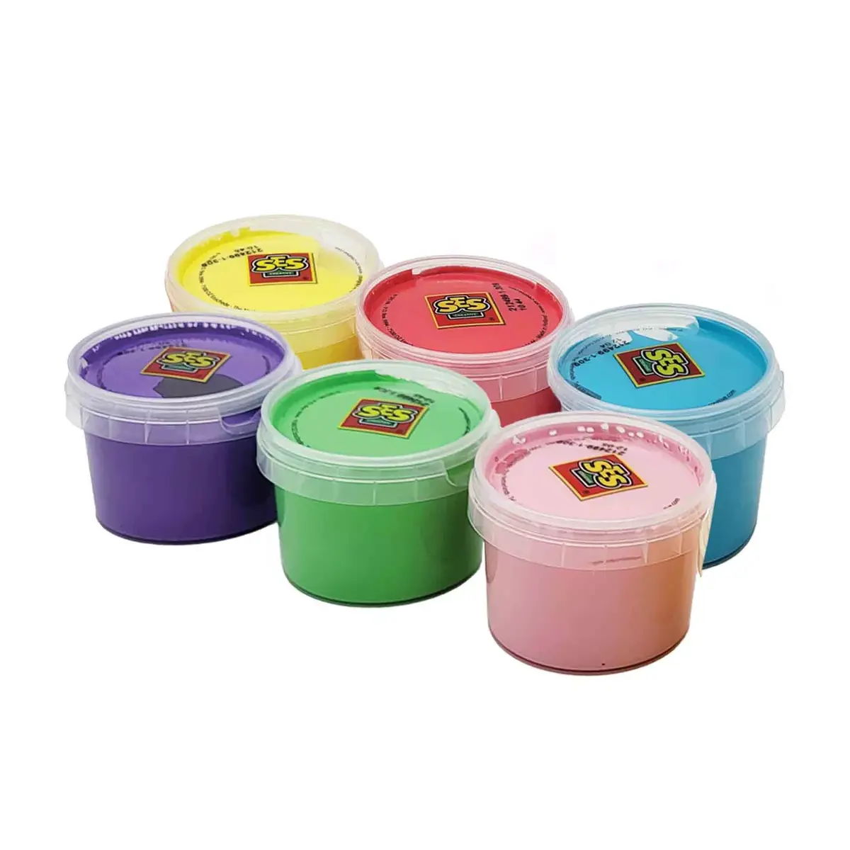 SES Creative pirkstiņu krāsas 6 krāsas — 6 × 120 ml Photo 2