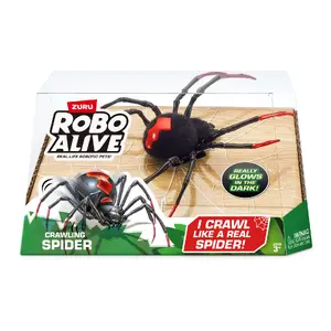 Robots rotaļlieta Zuru Robo Alive Crawling Spider (spīd tumsā), plastmasa, daudzkrāsaina, 3+