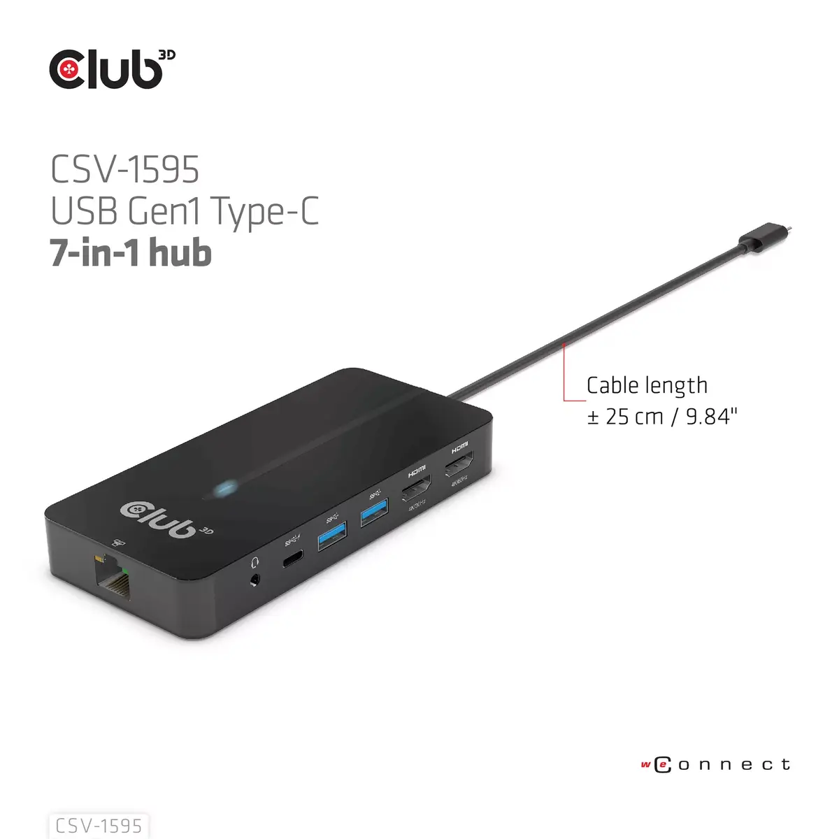 7-in-1 Hubs CLUB3D Type-C CSV-1595 Photo 10