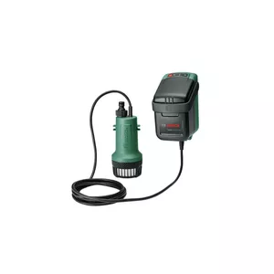 Насос для воды Bosch GardenPump 18V — аккумуляторный садовый насос, 18 В, 2000 л/ч, 30 мин работы, 2,2 кг, 200×130×110 мм