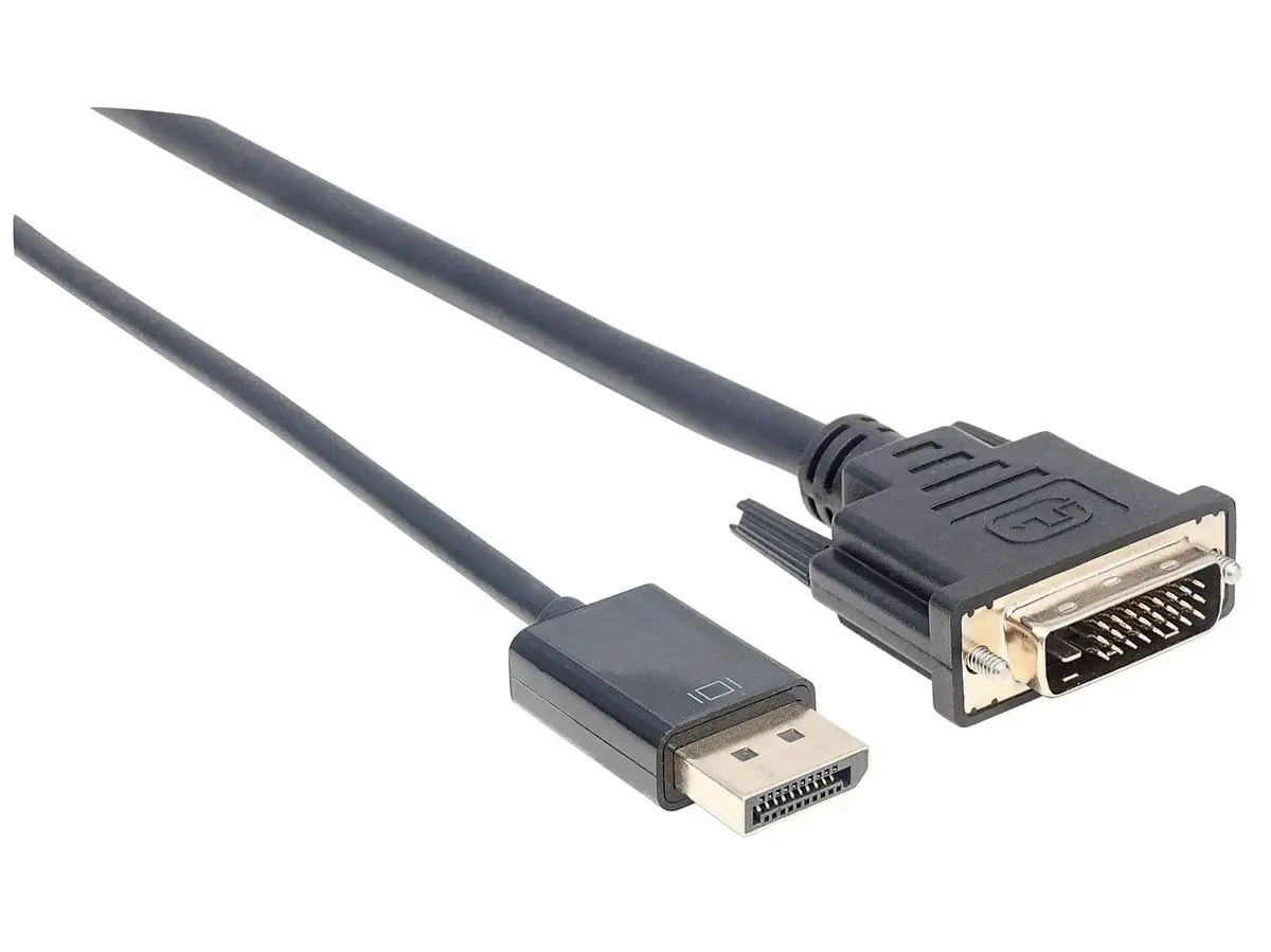 DisplayPort to DVI-D Cable Manhattan DP2DVIMM10 Photo 2