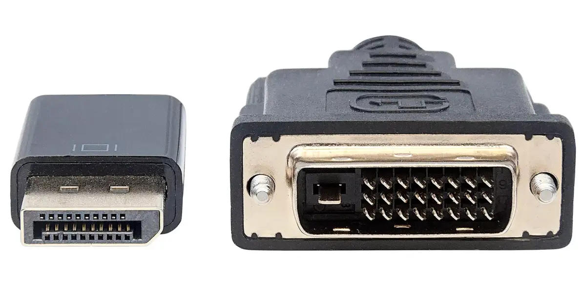 DisplayPort to DVI-D Cable Manhattan DP2DVIMM10 Photo 3