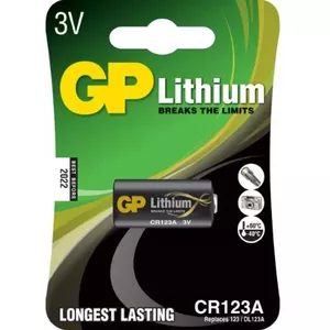 GP Batteries Lithium CR123A Vienreizējas lietošanas baterija Litijs