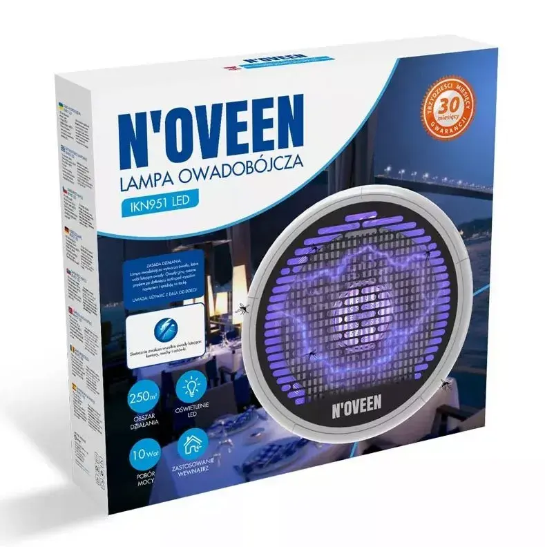 Insekticīda lampa NOVEEN IKN951 LED 10W Photo 3