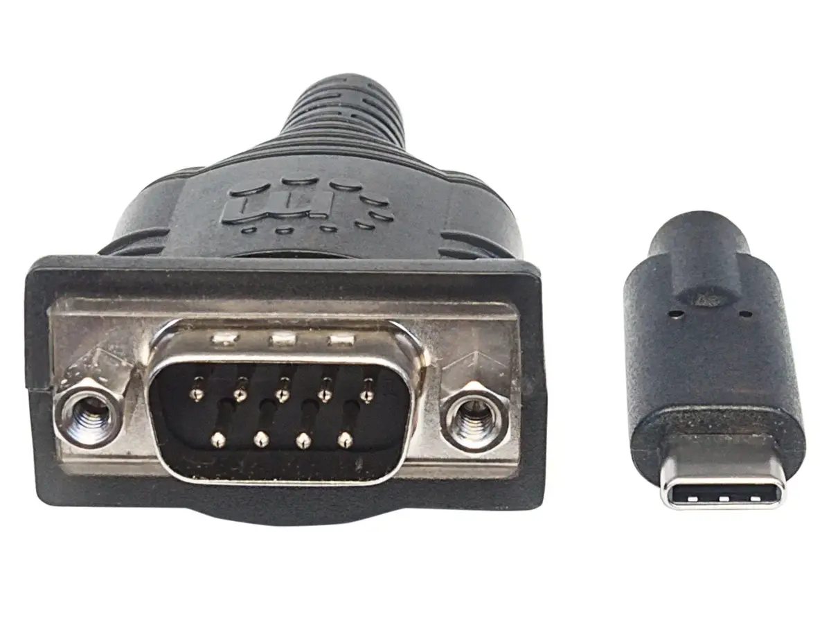 MANHATTAN USB-C → Serial (RS232/DB9) кабель PL-2303RA Photo 3