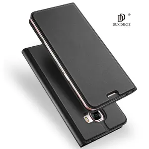 Protective magnet flip case Dux Ducis Premium for Huawei Y3 2017, grey