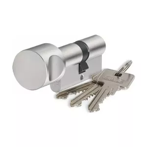 Профильный цилиндр ABUS 54910 45x55 мм матовый никель с 3 ключами
