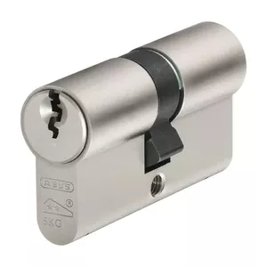 Профильный цилиндр ABUS 57220 30x50 мм, матовый никель, 3 ключа