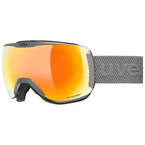 Горнолыжные очки Uvex downhill 2100 CV rhino серые унисекс оранжевые сферические линзы