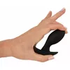 Анальная пробка ANOS Silicone Black — вибр. 8,9 см Photo 7