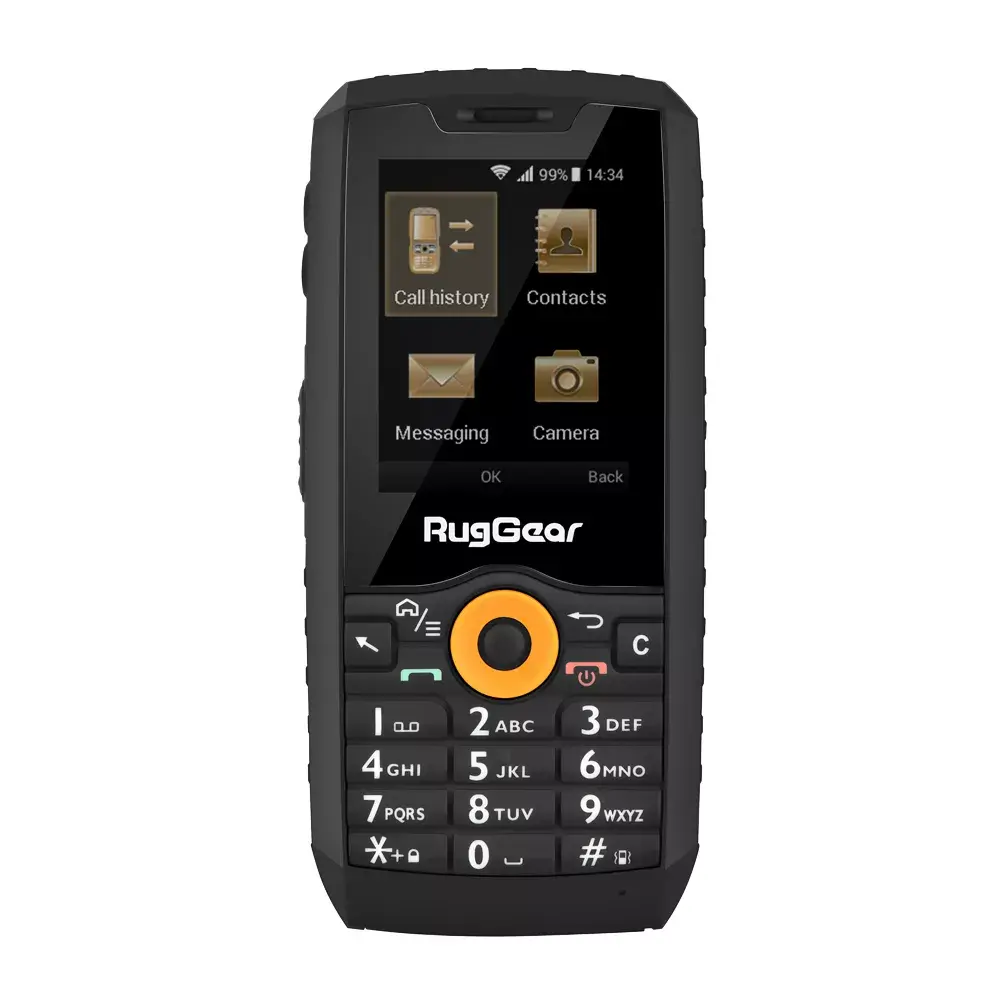 Mobilais tālrunis RugGear RG150 monobloks melns