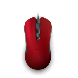 Spēļu pele nacon GM-110 — ambidekstra optiskā USB Type-A, 2400 DPI, 6 pogas, sarkana