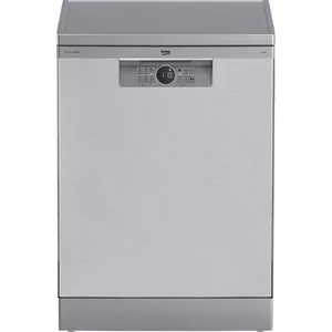 Freestanding dishwasher BEKO BDFN26640XC — full size 60 cm, 16 place settings, 44 dB, C energy