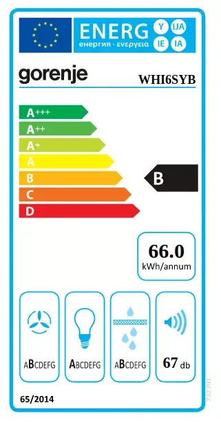 Gorenje WHI6SYB настенная вытяжка Photo 7