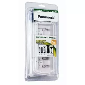 Зарядное устройство Panasonic BQ-CC15 универсальное для аккумуляторов NiMH и NiCd, интеллектуальная зарядка