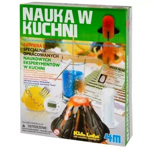 Izglītojošs eksperimentu komplekts 4m Toy Kidzlabs Kitchen Science 00-03296 — virtuves zinātnes aktivitātes bērniem