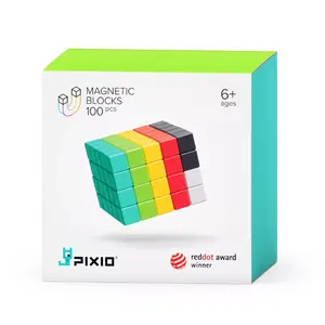 Building blocks Pixio UKids 1020102 — 100 pieces, assorted colours, age 6+